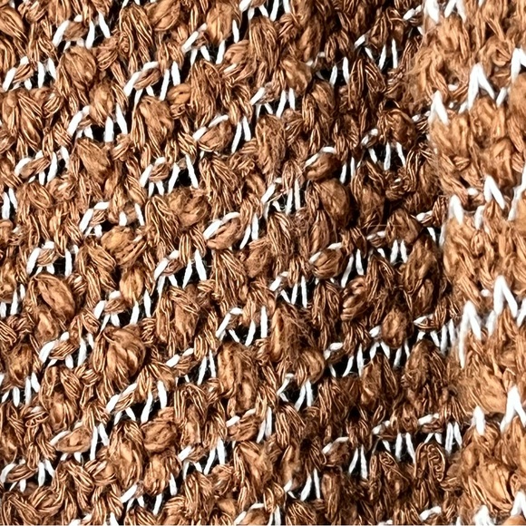 Free People Sweater Women’s M Brown Love Me Tender Cardi Boho Knit Fringe - Picture 12 of 16